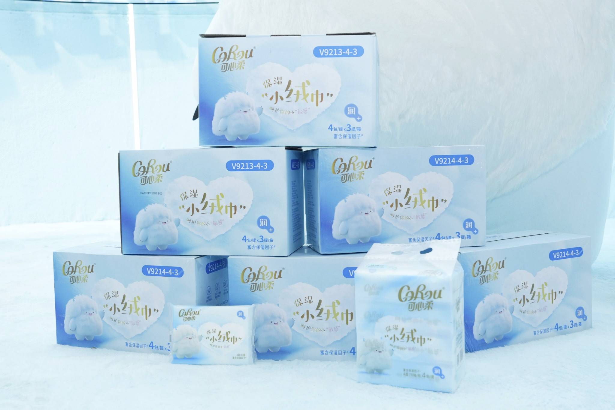 可心柔携创世代新品“保湿小绒巾”重磅亮相2024CBME孕婴童展(图4)