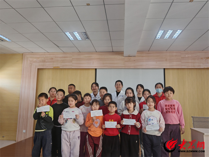 九游娱乐：垦利区中医院（妇幼保健院）开展寒假托管班“健康第一课”活动(图1)