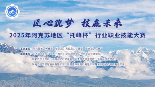 2025年阿克苏地区“托峰杯”行业职业技能大赛人气冠亚季军！(图1)