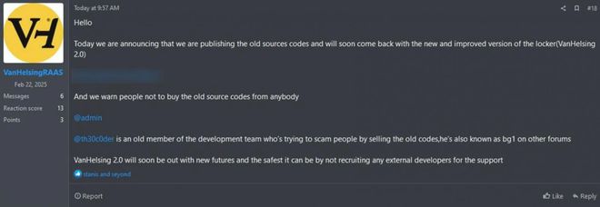 VanHelsing勒索软件生成器在黑客论坛上被泄露(图3)