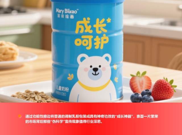 九游娱乐：从长高增智到碰瓷名人看儿童奶粉正进入“闹剧”(图1)