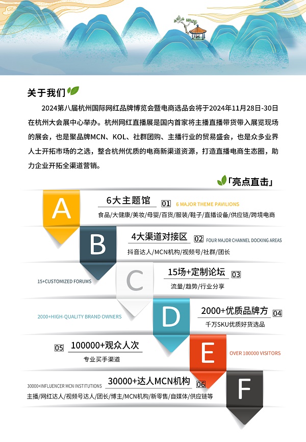九游娱乐：展会通知-2024杭州第8届国际网红品牌博览会暨电商选品会(图3)