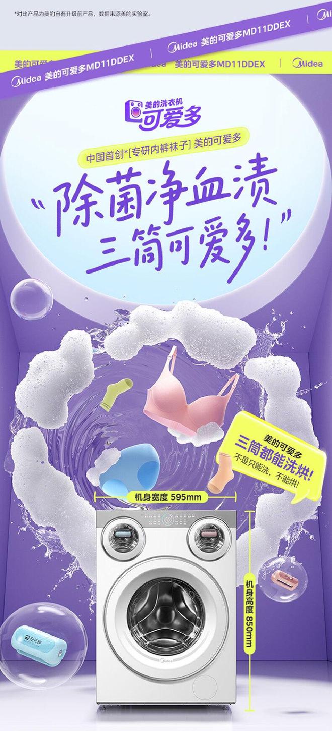 2026年母婴分区洗衣机推荐：高效分区洗护呵护宝宝健康(图3)